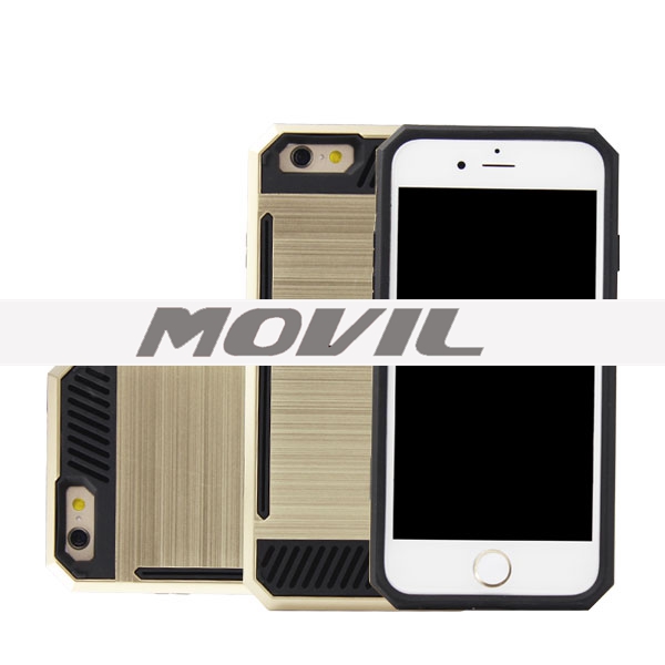 NP-2623 PU de TPU con ranura para tarjeta para iPhone 6-8